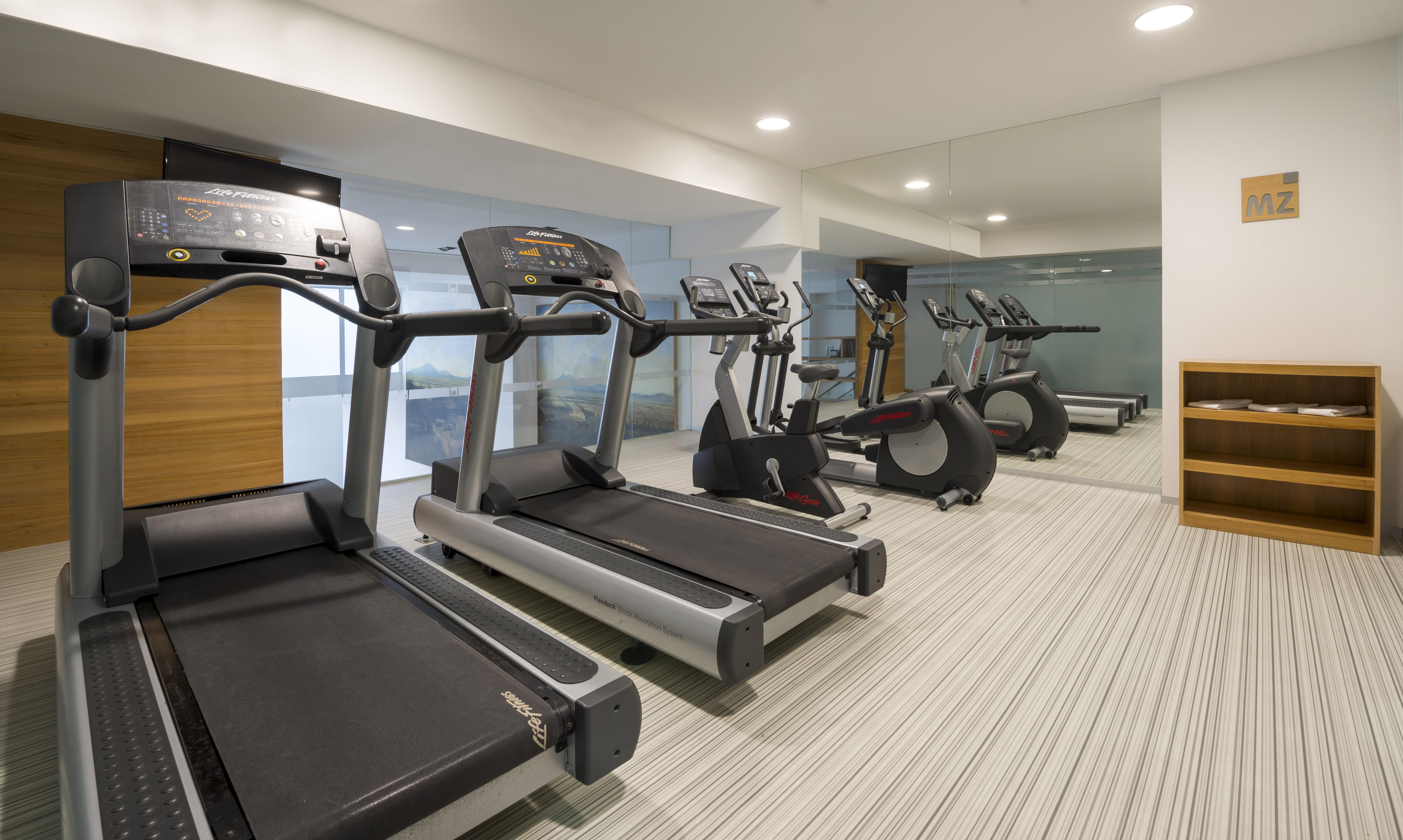 Camino Real Puebla Angelopolis Hotel Exterior foto The gym at the hotel